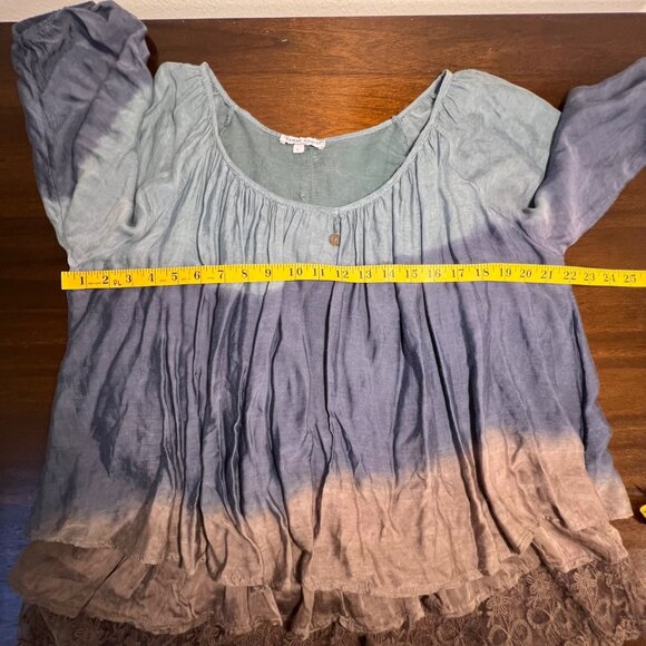 Tempo Paris Boho Romantic Fairy Nature Granola Hippie Lace Flowy Layered Large - Picture 7 of 16